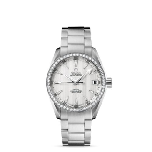 Omega Seamaster Aqua Terra 150M Co-Axial 38.5 White Gold / Diamond / Silver / Bracelet